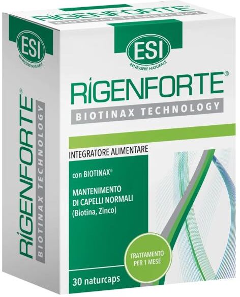 Esi Rigenforte Naturcaps Integratore Unghie e Capelli 30 Capsule