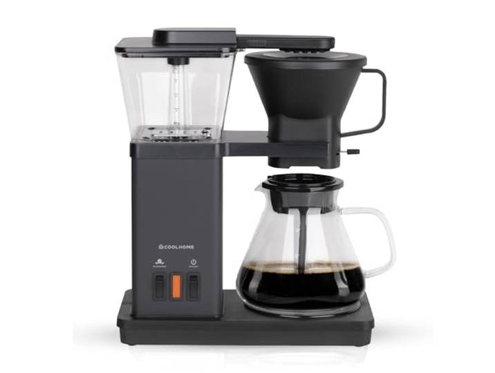 CoolHome Masterbrew Kaffeemaschine - Filterkaffeemaschine - Mit Blooming funktion - Schwarz