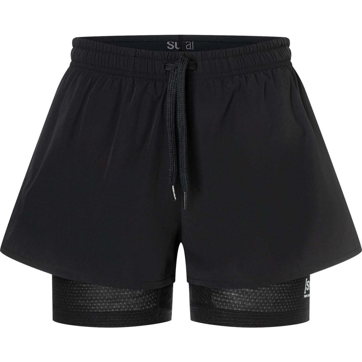 Super.Natural W Double Layer Shorts jet black (872) L SNW022210872L