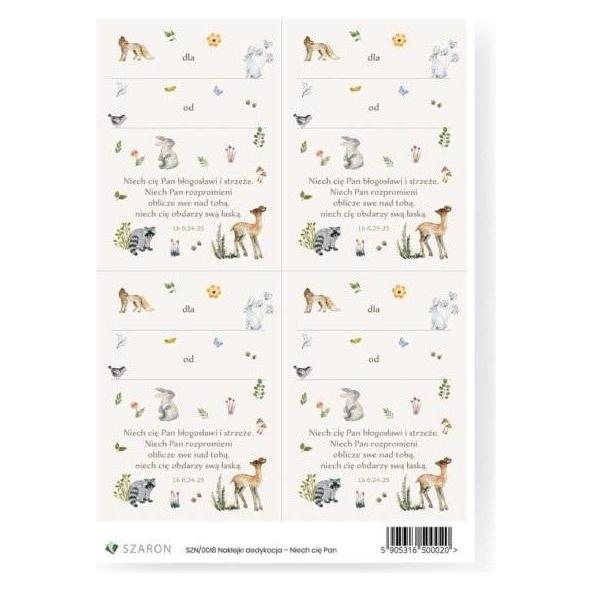 Szaron Widmungsaufkleber - Herr segne dich (4 Sticker) (47604081)