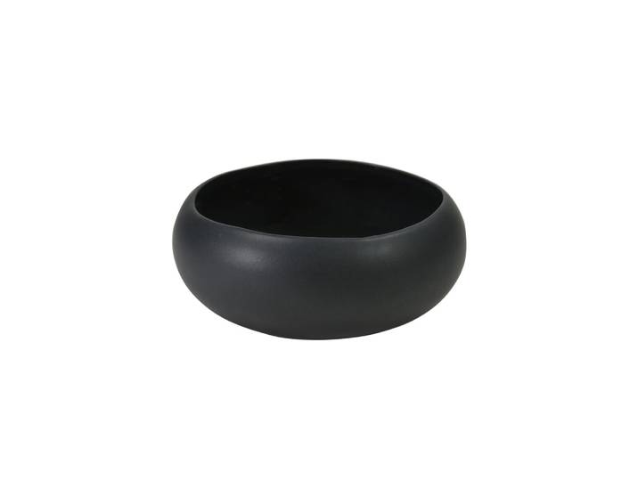 Coupelle en grès de table noir 12 cm - Lot de 6