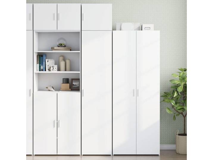 Blanc Armoire de rangement mince blanc 45x42 5x225 cm - Meuble Rangement LV28712