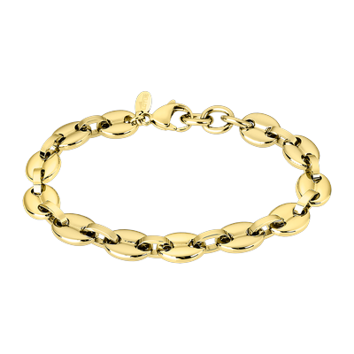 Armband LOTUS "Temptation Game", gold (gelbgoldfarben), Armbänder, Herren, 21,2cm, Edelstahl, Armband