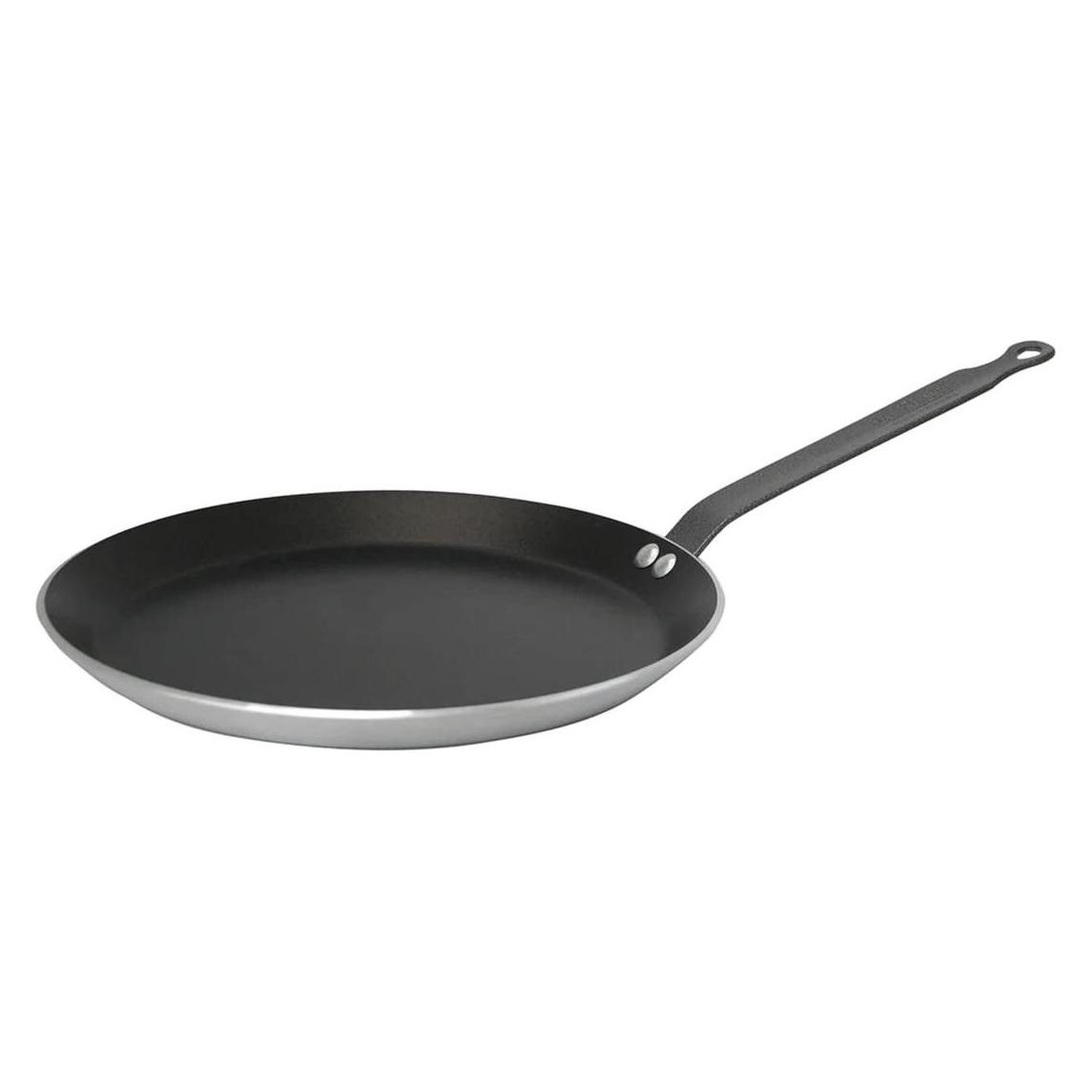 de Buyer CHOC RESTO INDUCTION Crêpes Pfanne Antihaft 30cm (Bratpfanne, Aluminium, Edelstahl, 30 x 8.50 cm) (8485.30)