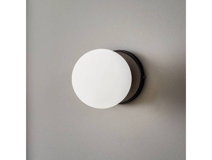 Wandleuchte Kiba EMIBIG LIGHTING, dimmbar, schwarz, für Wohn- / Esszimmer, Glas, Modern, Kugellampe