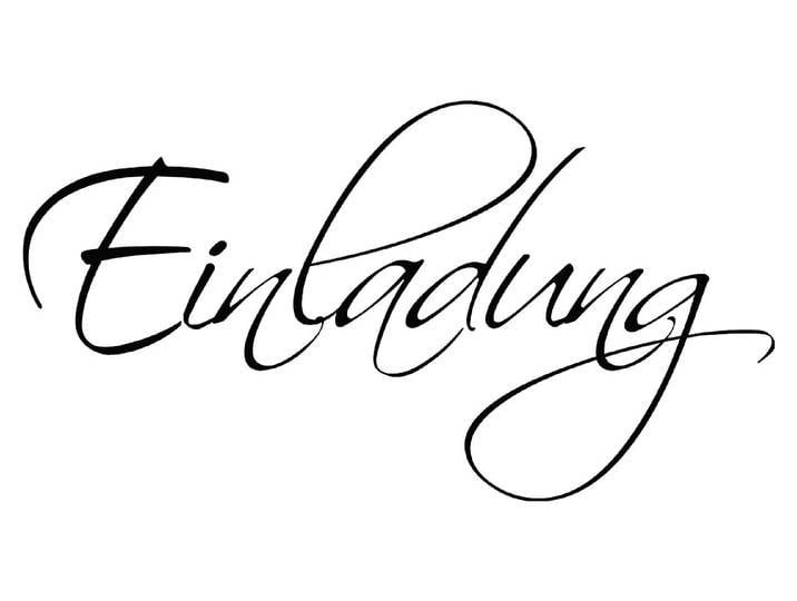 Rayher Holzstempel Einladung 4 × 7 cm