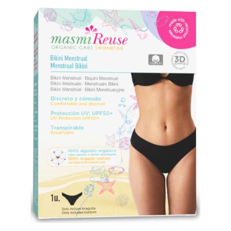 Masmi Bio Perioden Bikinihose Schwarz Grösse: XS - Reuse (XS) (53487727)