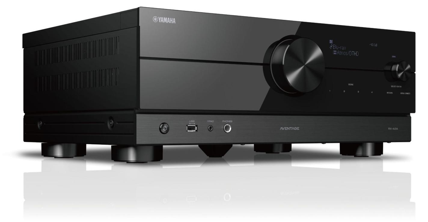 Yamaha RX-A2A, 100 W, 7.2 Kanäle, Surround, 125 W, 32-bit/384kHz, Bananenstecker