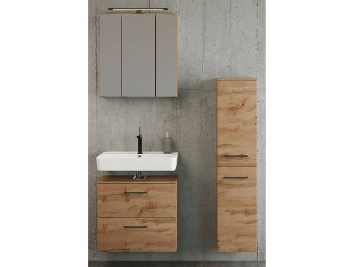 Badezimmerset VIII 3-teilig 90 x 200 x 35cm Braun