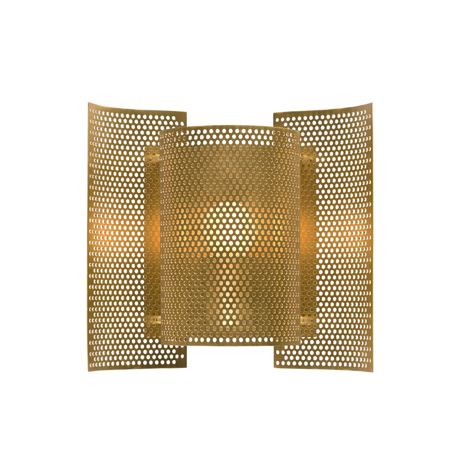 Northern Butterfly Wandlamp Geperforeerd Messing