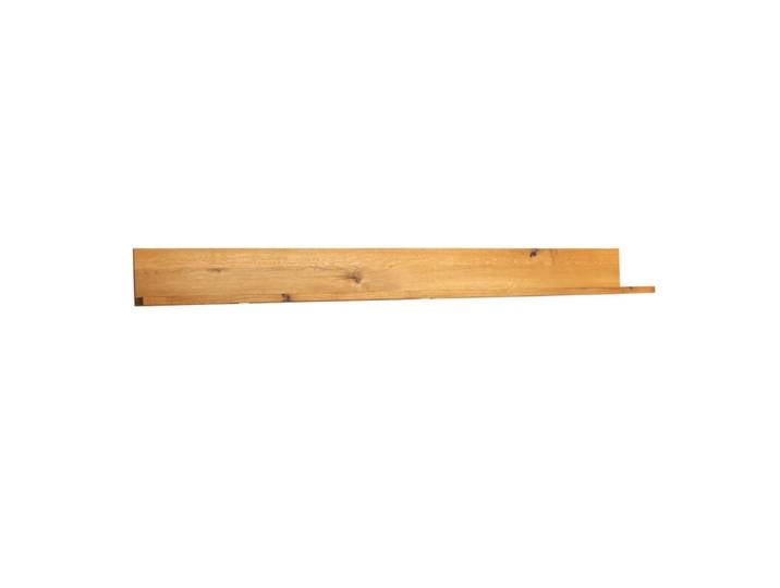 Wildeiche Wandboard freihängend - niedriges Rückenbrett 180 cm