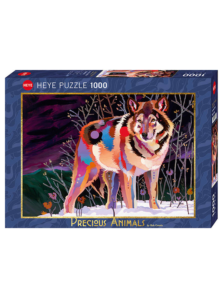 HEYE 1.000tlg. Puzzle "Night Wolf" - ab 6 Jahren - onesize