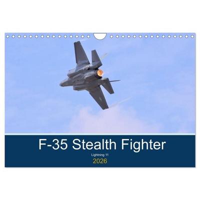 Lockheed Martin F35 Stealth Fighter (Wall Calendar 2026 DIN A4 landscape), CALVENDO 12 Month Wall Calendar