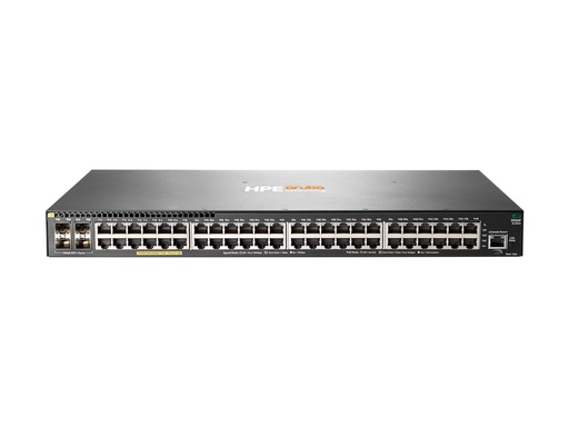 HPE Aruba 2930F 48G PoE+ 4SFP+ - Switch - L3 - managed - 48 x 10/100/1000 (PoE+) (JL256A#ABB)