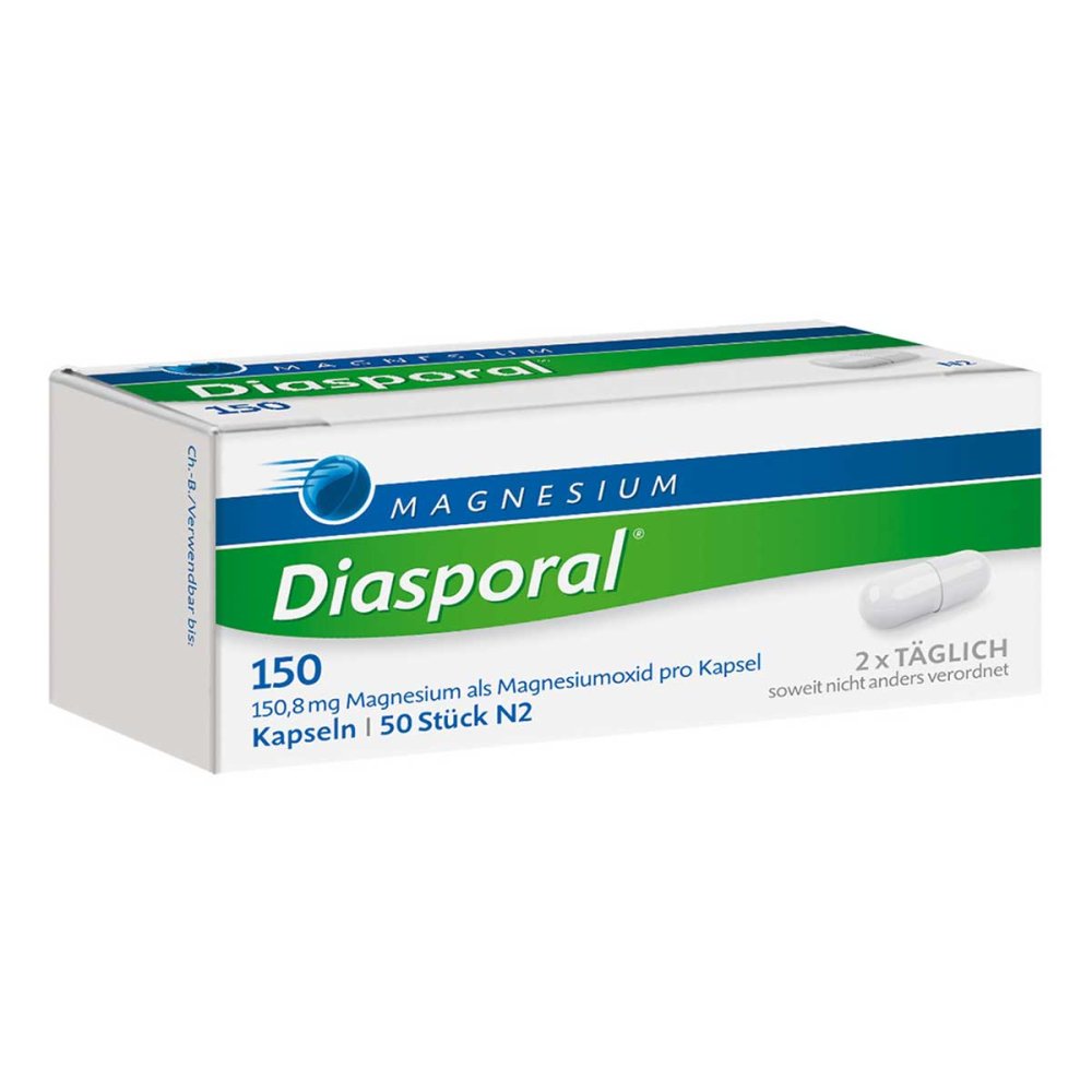 Protina Pharmazeutische GmbH Magnesium Diasporal 150 Kapseln 07606071
