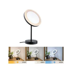 Paulmann 71151 LED Kosmetikspiegel Masua IP44 White Switch 55lm 230V 4W Schwarz matt