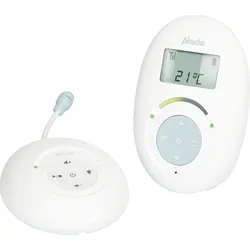 ALO DBX120 - DECT Babyphone mit Full ECO-Modus und Display, weiß / blau