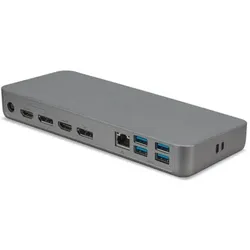 Acer USB-C Chrome Dock (D501) (USB-C, 4 Ports), Dockingstation + USB Hub, Grau