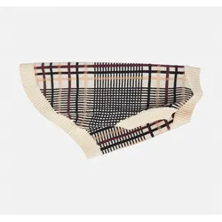 Comma Accessories Karierter Hunde-Pullover (L), Hundemantel