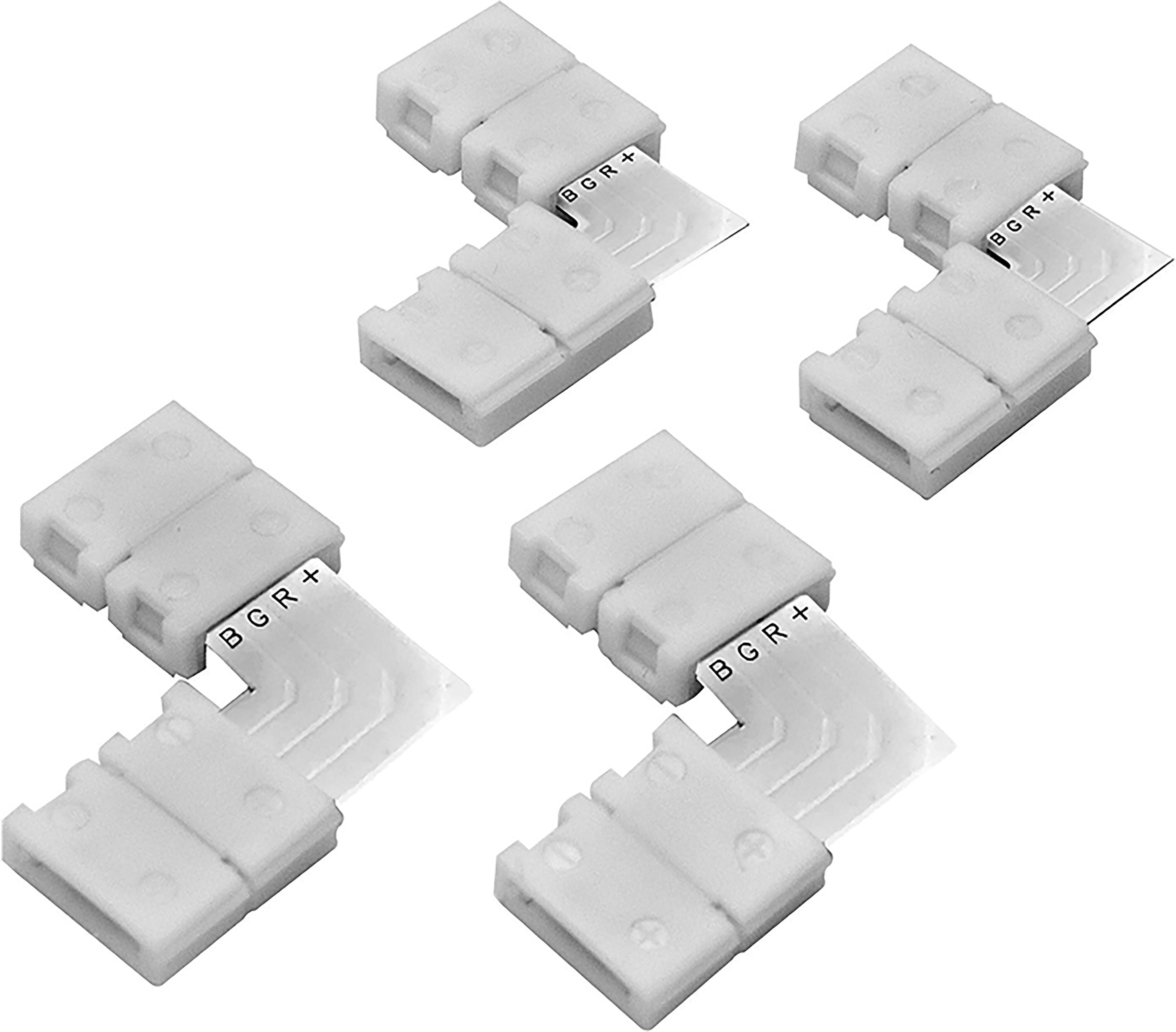 Elcart KIT CONNESSIONE 90° PER STRIP LED RGB 2 PEZZI