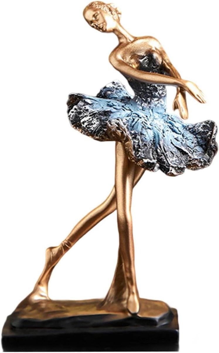 Handgemaakt Balletdanser Beeld Ornament voor Interieur Decoratie - 23 x 33 cm