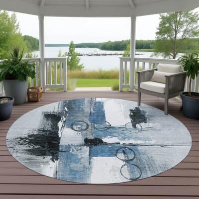 Addison Rugs Machine Washable Indoor/ Outdoor Modern Griffin Chantille Rug