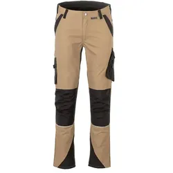 Stretch-Bundhose "NORIT" - 50 - sand/schwarz