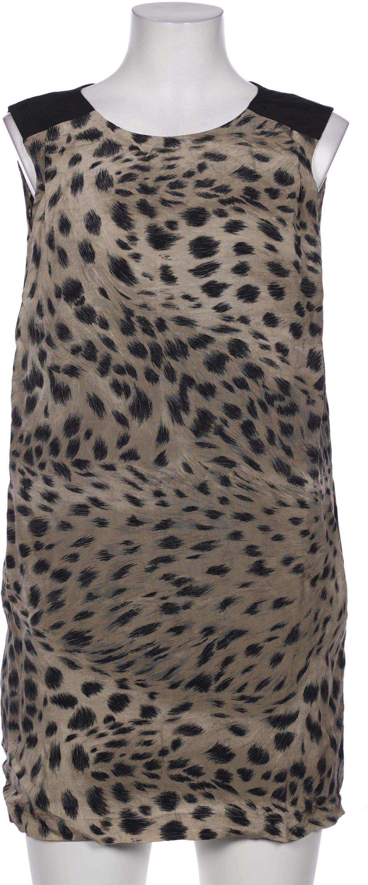 Reiss Damen Kleid, Beige, Gr. L, Viskose - Second Hand