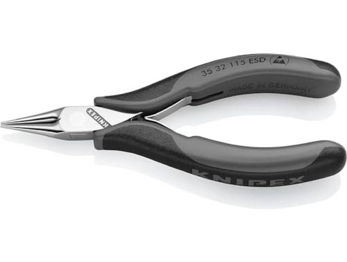 KNIPEX Elektronica-grijptang ESD met doorgestoken scharnier, 35 32 115 ESD