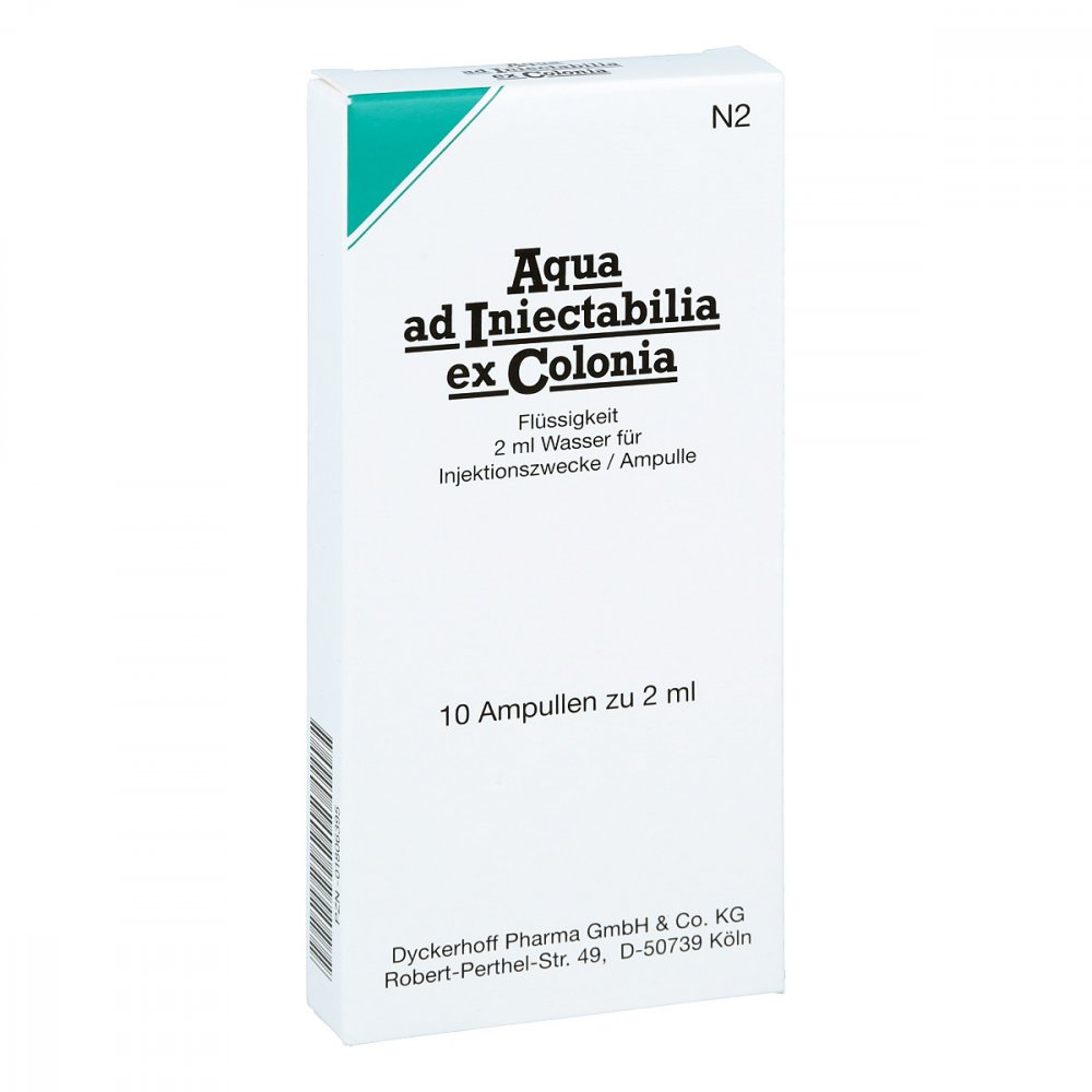 Dyckerhoff Pharma GmbH & Co.KG Aqua Ad Iniectabilia ex Colonia Ampullen 01806395