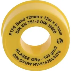 GEKA PTFE Dichtband GRp L12 m B12 mm D0,1 mm - 04.5000.9