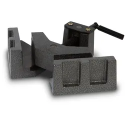 EBERTH Winkelschraubstock 90° aus Gusseisen, Backenbreite 104 mm, Spannweite 60 mm – ideal für Metall, Holz, Schweißen und Gehrungsverbindungen