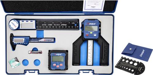 Dasqua 8300-0095 + 8511-0060 Messwerkzeug-Set 4teilig