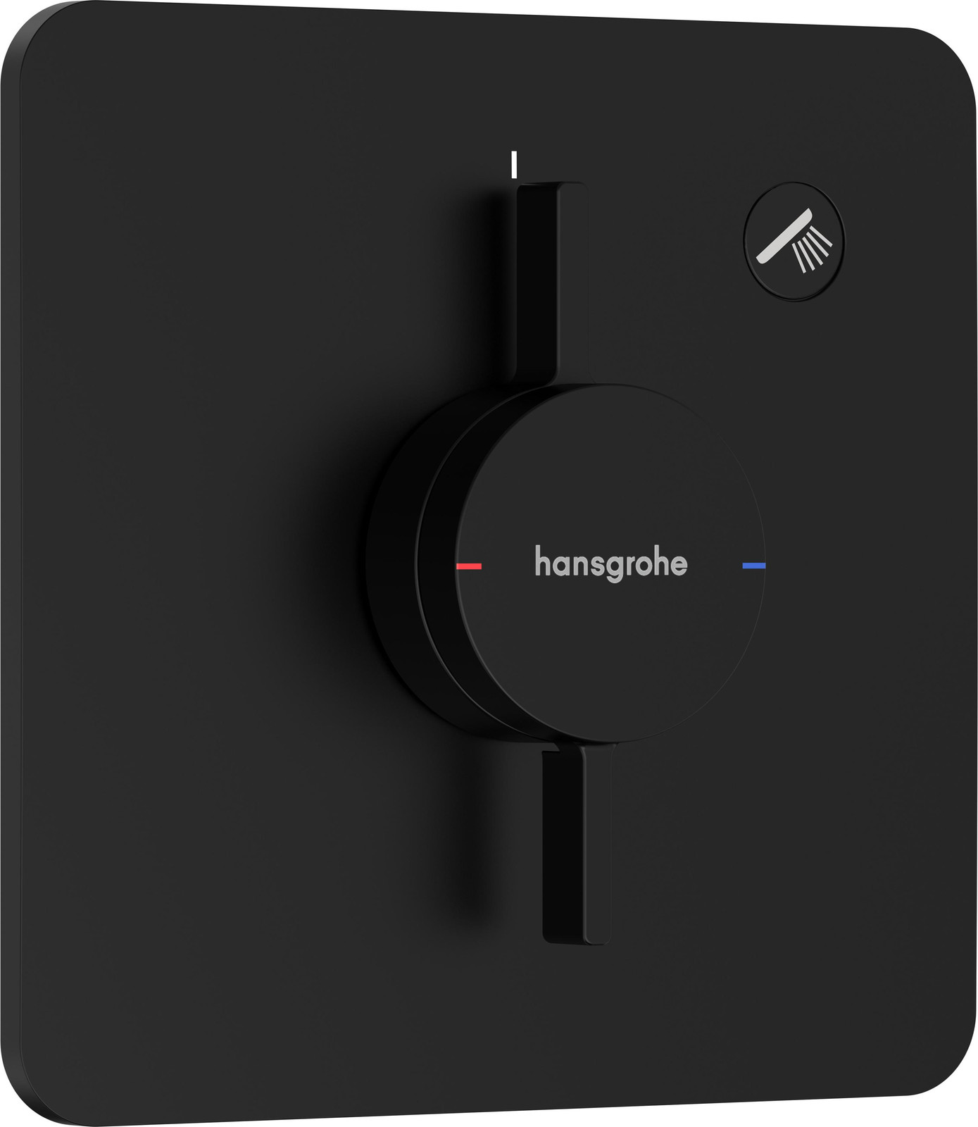 HansGrohe DuoTurn Q Mischer UP 1, verchroomd en mat zwart