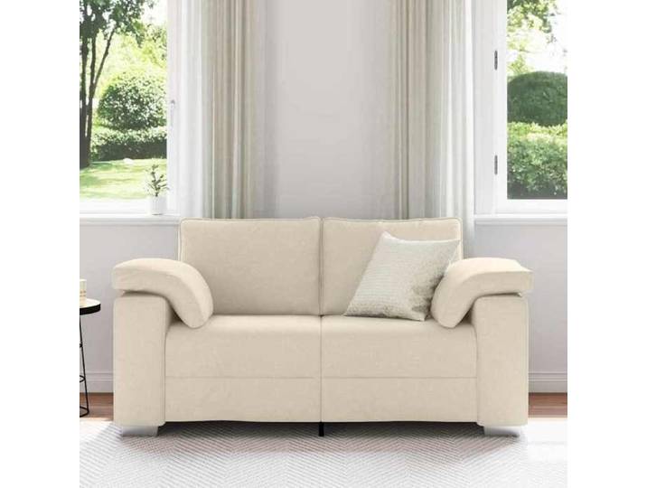 Beige SOFA - PHSH - Canapé Beige 160x77x82 cm Tissu en lin mélangé C214