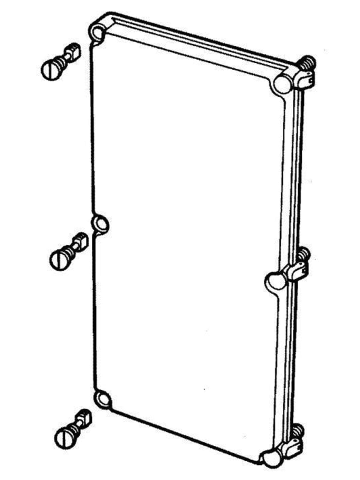 FIBOX Hinged cover pc ekt 30-t-3fsh