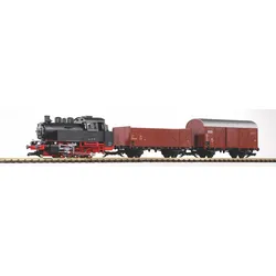 PIKO G 37120 - Gartenbahn Start-Set Güterzug BR 80 (inkl. Sound+Dampf)