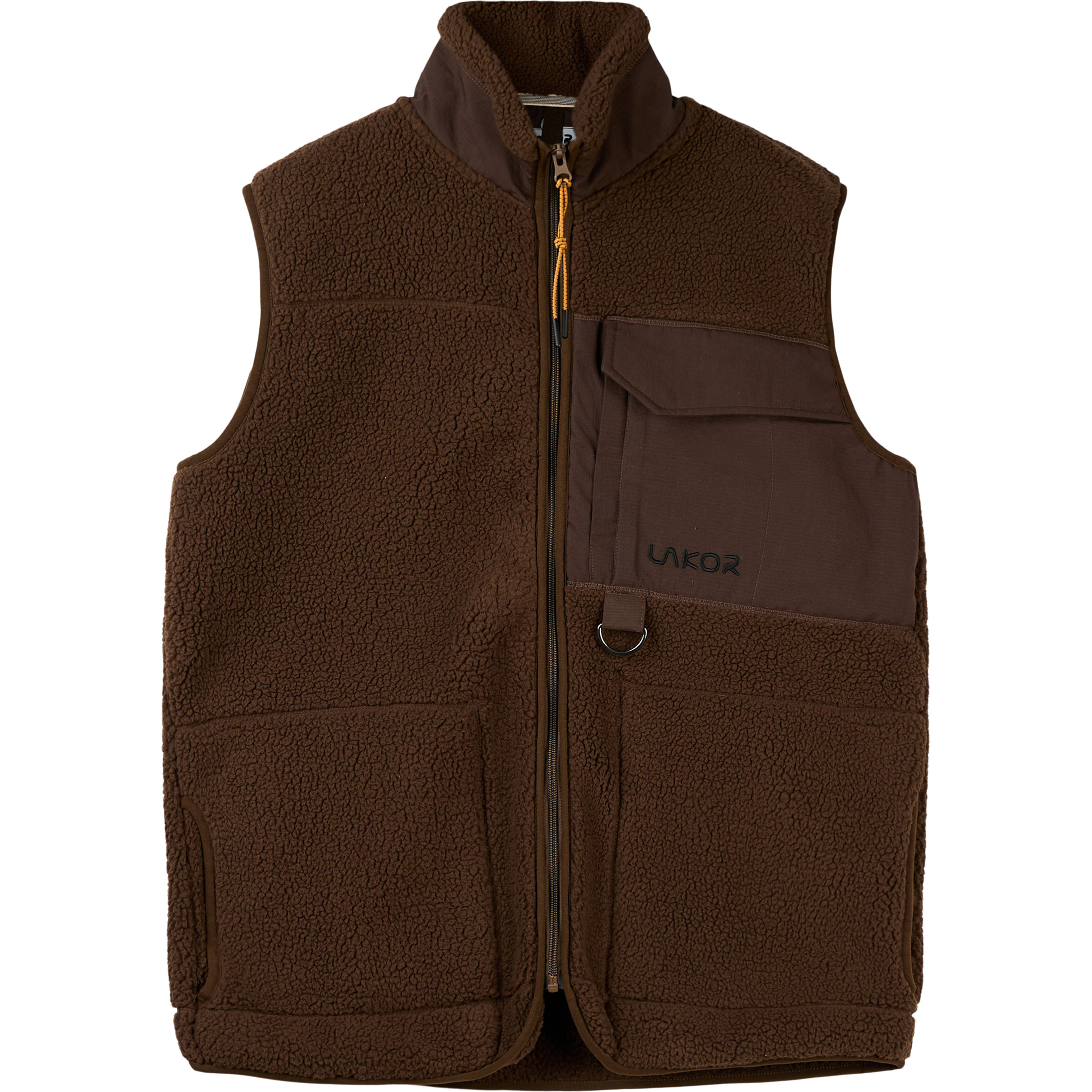Lakor Bear Sherpa Weste Herren Fleecewesten braun Größe S Lifestyle Isolierend