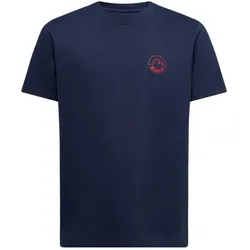 La Sportiva, Herren, Sportshirt, Circle Logo T-Shirt M - Herren Kletter-T-Shirt (XXL), Blau, Rot, XXL
