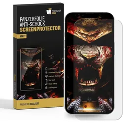 5x Panzerfolie für iPhone 16e Anti-Shock matt entspiegelt Displayschutz Schutzfolie Screen-Protector Anti-Reflex, Anti Stoß, Anti-Kratz, Anti-Schmutz