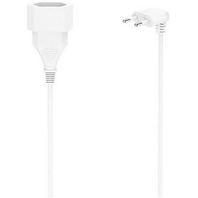 Hama 00223265 Strom Verlängerungskabel Weiß 3m H03VVH2-F 2G 0,75mm²