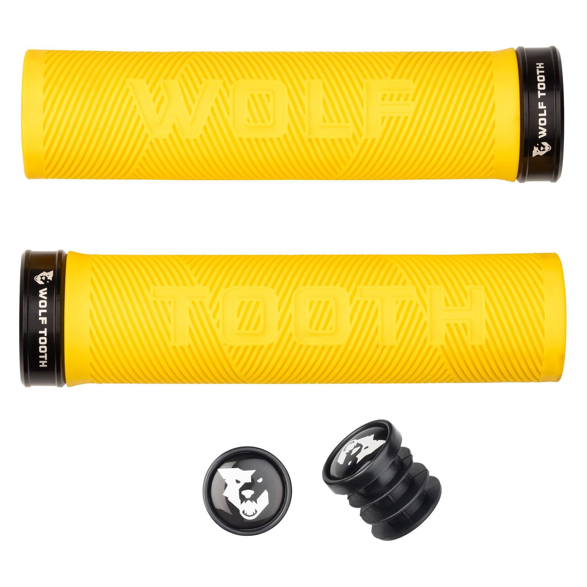 Wolf Tooth Echo Lock-On Griff, yellow/black (ECHO-YLW-BLK)