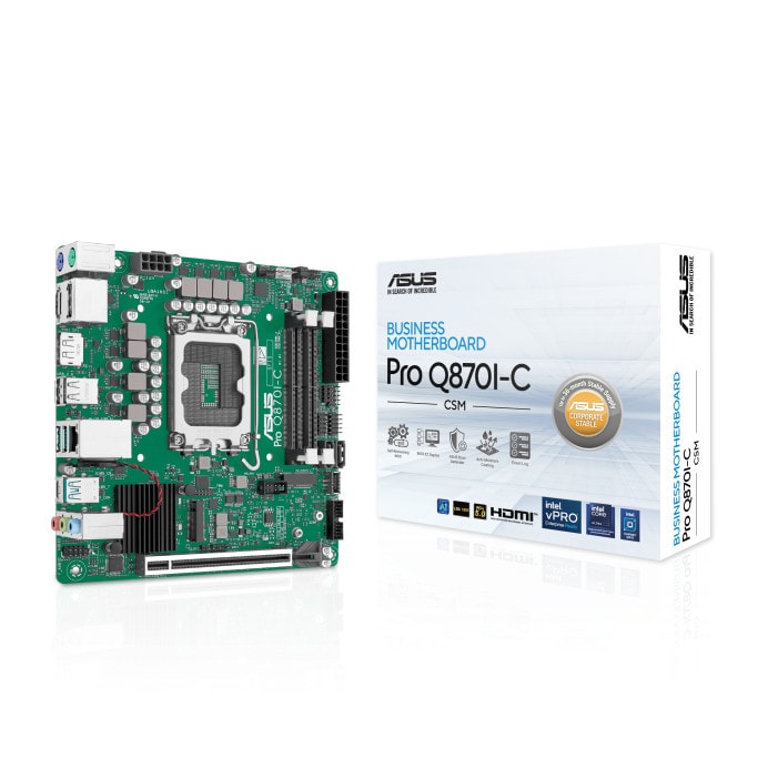 ASUS PRO Q870I-C-CSM Mini-ITX Mainboard - Sockel 1851