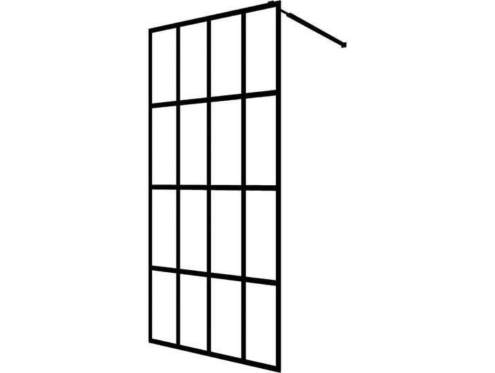 Vidaxl Walk -in Duschwand 80x195 cm transparentes Temperaturglas