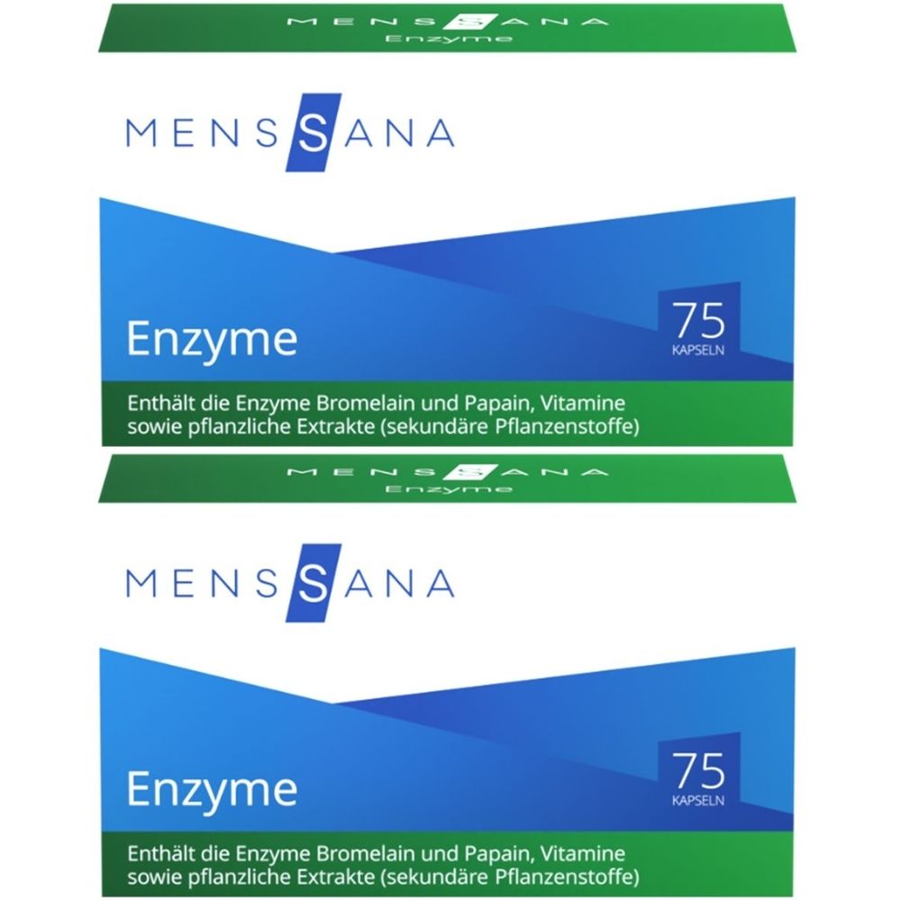 Enzyme MensSana Kapseln 2x 2x75 St