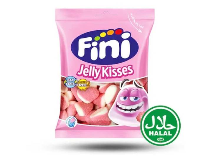 Fini Bisous Bonbons Halal Fraise, 90 g