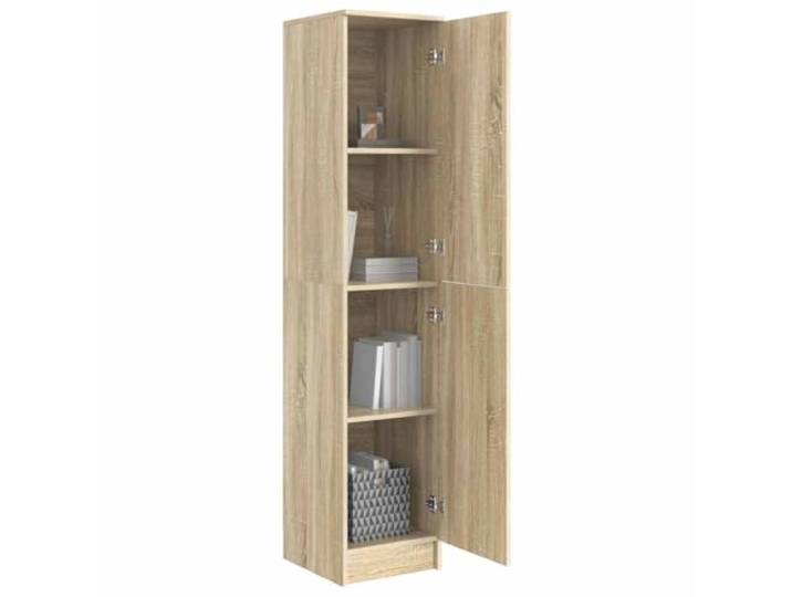 vidaXL Highboard Sonoma-Eiche 35 x 39 x 168 cm Viel Platz zum Sortieren deiner Sachen, Stilvolle Sonoma Eiche-Oberfläche, die zu jeder Einrichtung passt,