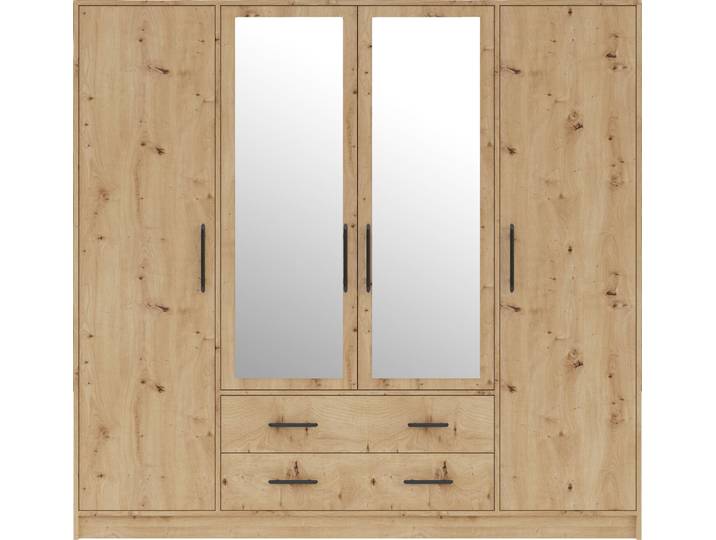 Kleiderschrank mit Spiegel – SMART 01 – Artisan Eiche
