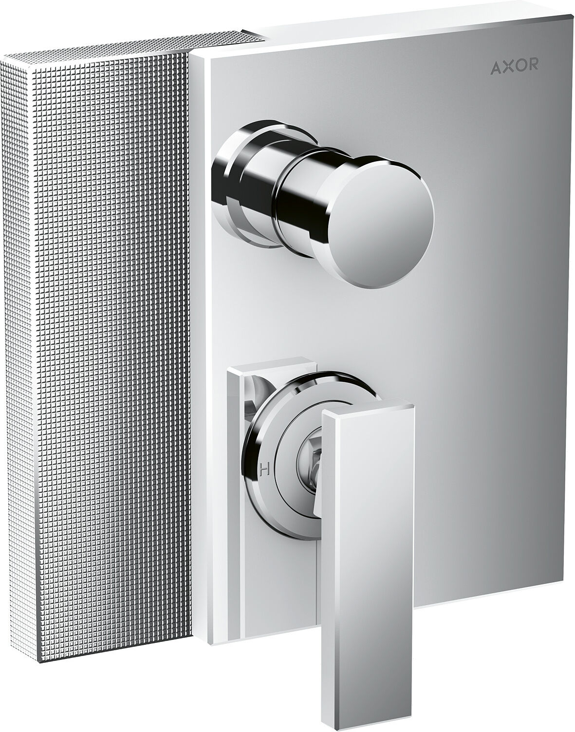 Axor Edge hansgrohe Axor Edge chrome, coupe diamant, mitigeur bain, encastré