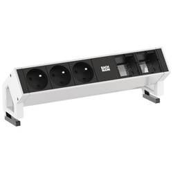 BACHMANN DESK2 3x Schutzkontakt 2x ABD GST18, weiß 902.205